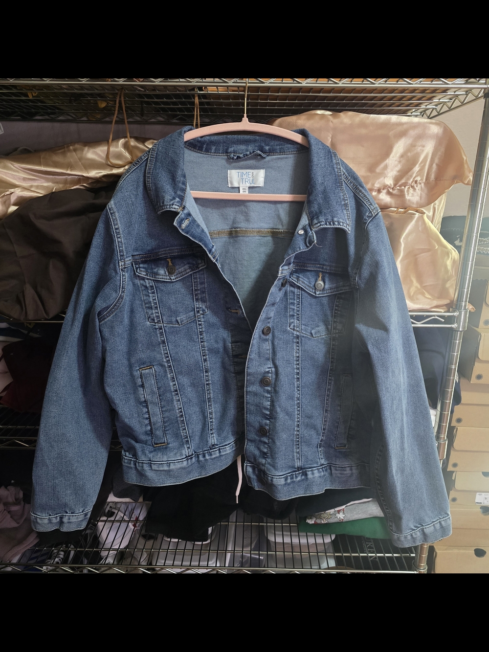 Time and Tru Light Blue Denim Jacket